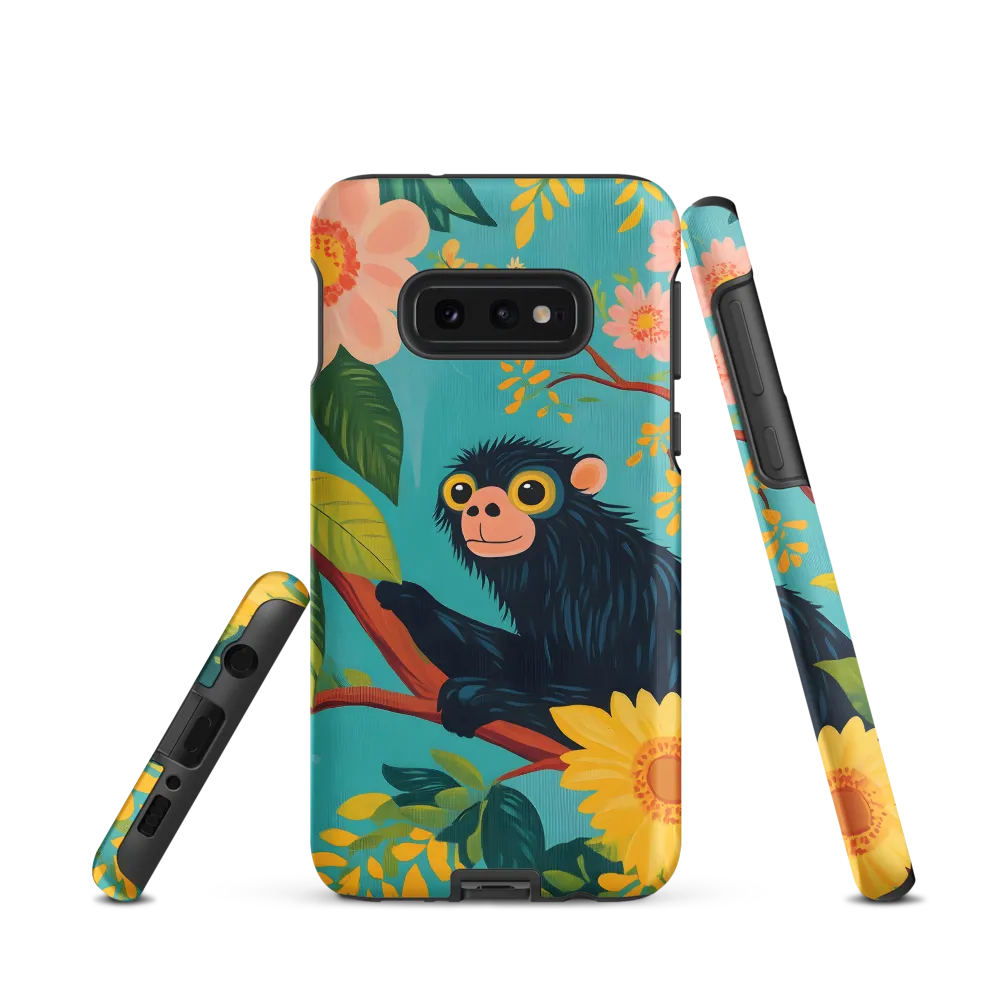Joyful Encounter in a Floral Paradise