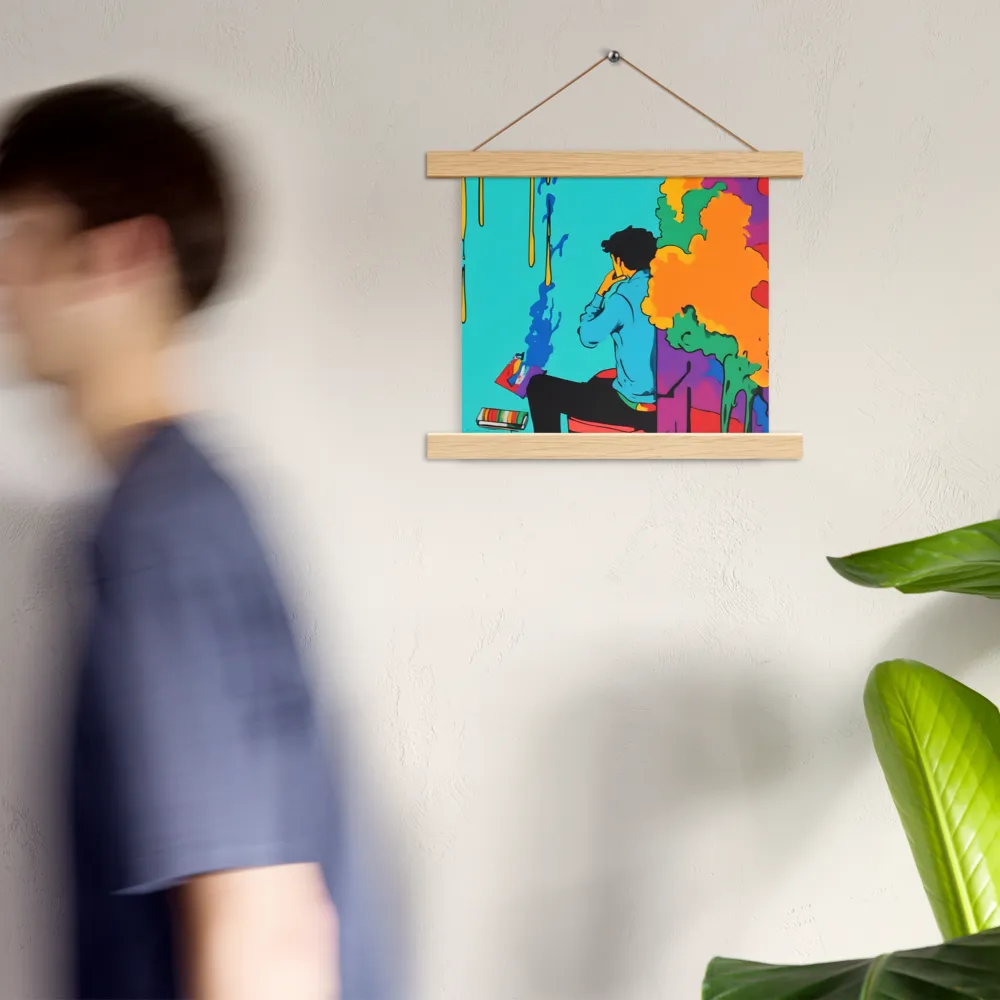The Artist Within | Poster With Oak Wood Hanger | 10″×10″