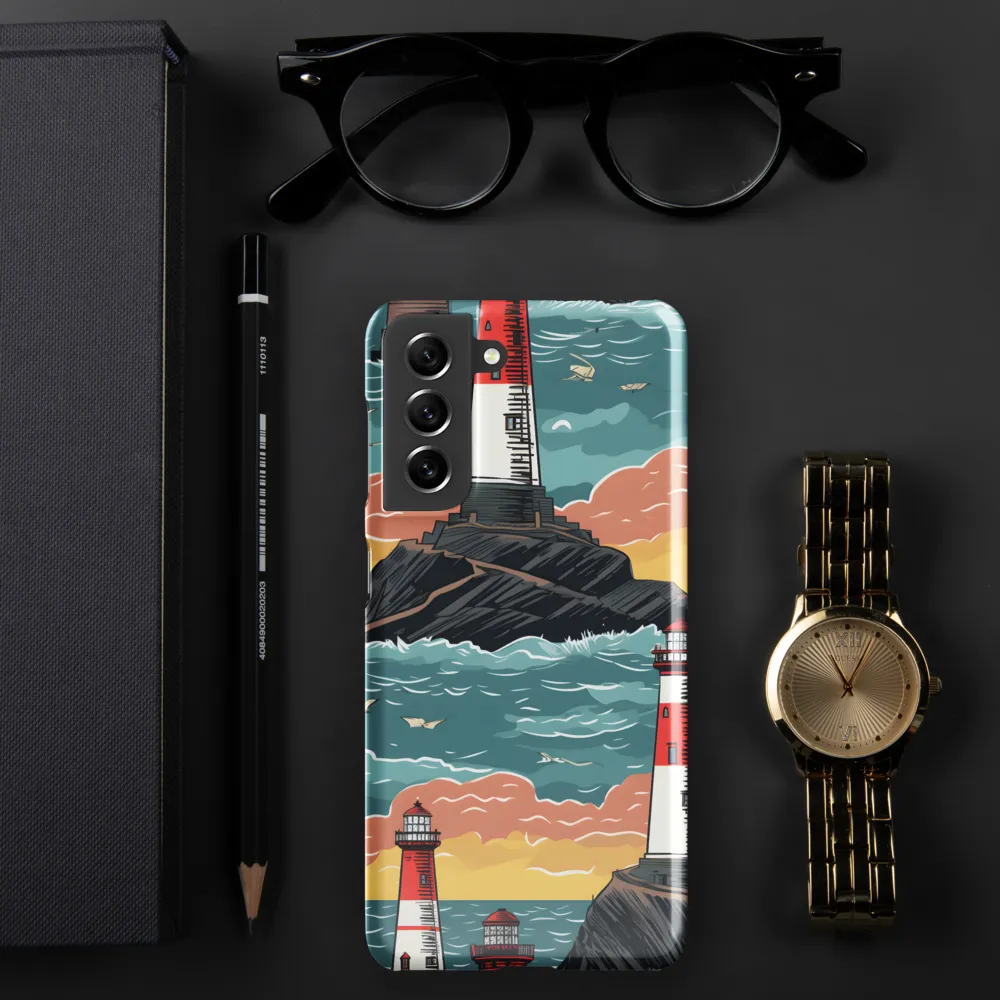 Lighthouses in a Whimsical Ocean