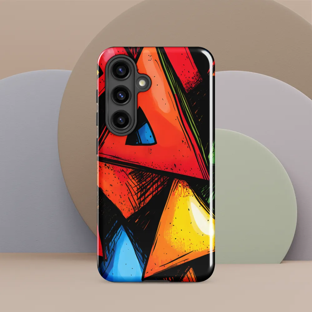 Vibrant Triangles in Abstract Harmony