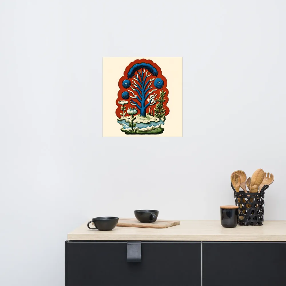 Azure Arbor 
 Poster | 18″x 18″