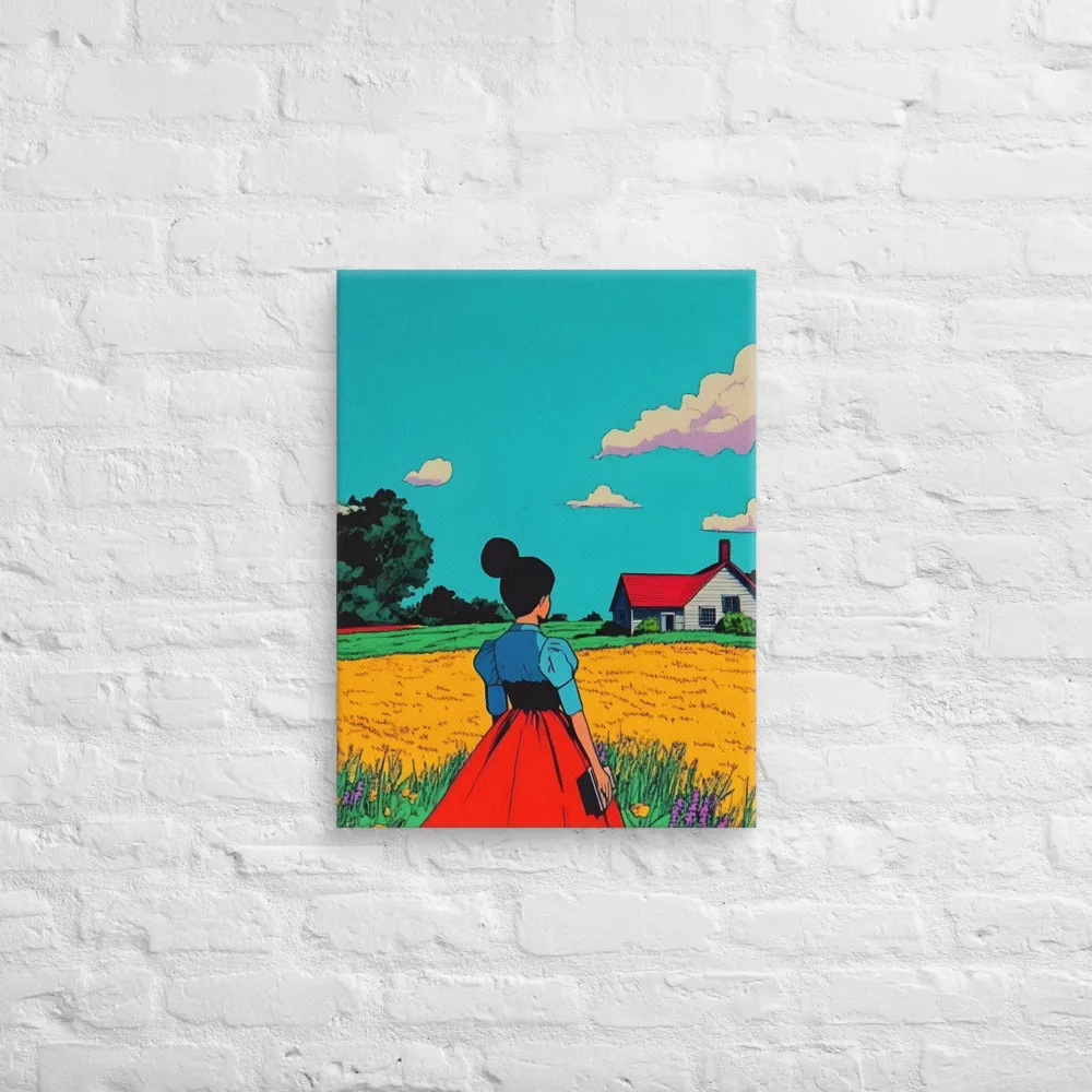Whispers of a Sunlit Meadow | Canvas | 18″×24″