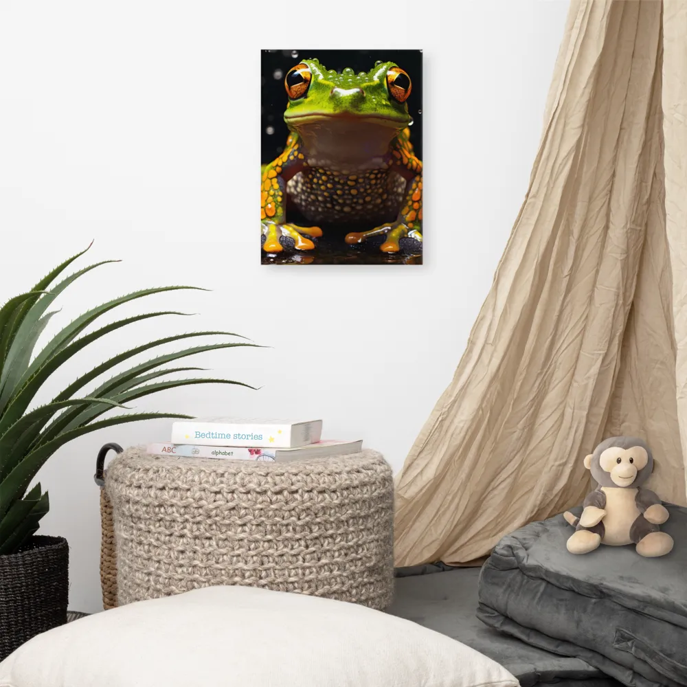 Emerald Elegance: The Frog in Focus