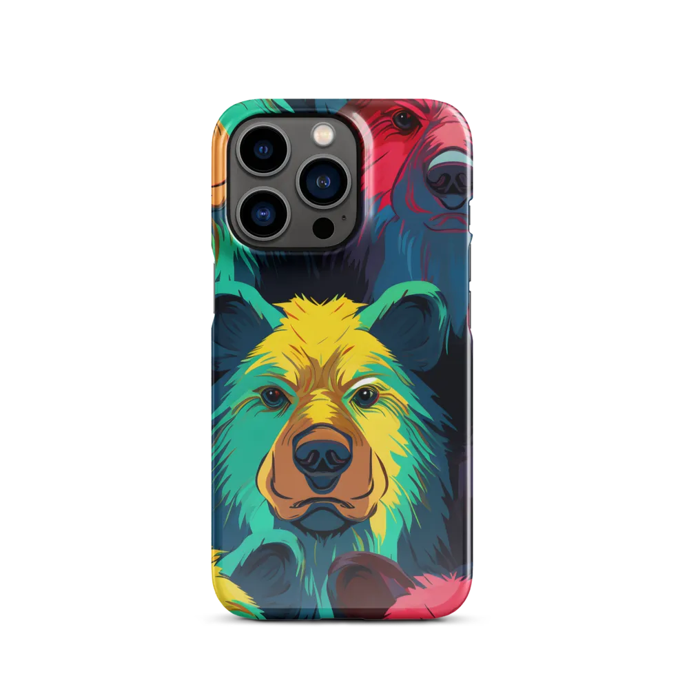The Colorful Essence of Bears | Phone Case |  13 Pro | Snap Case | Glossy