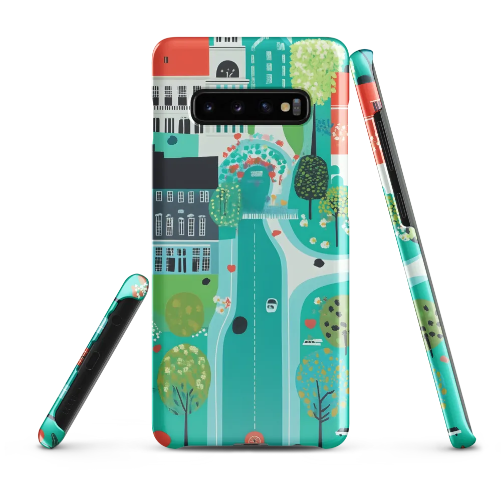 A Colorful Urban Symphony | Phone Case |  S10 Plus | Snap Case | Glossy