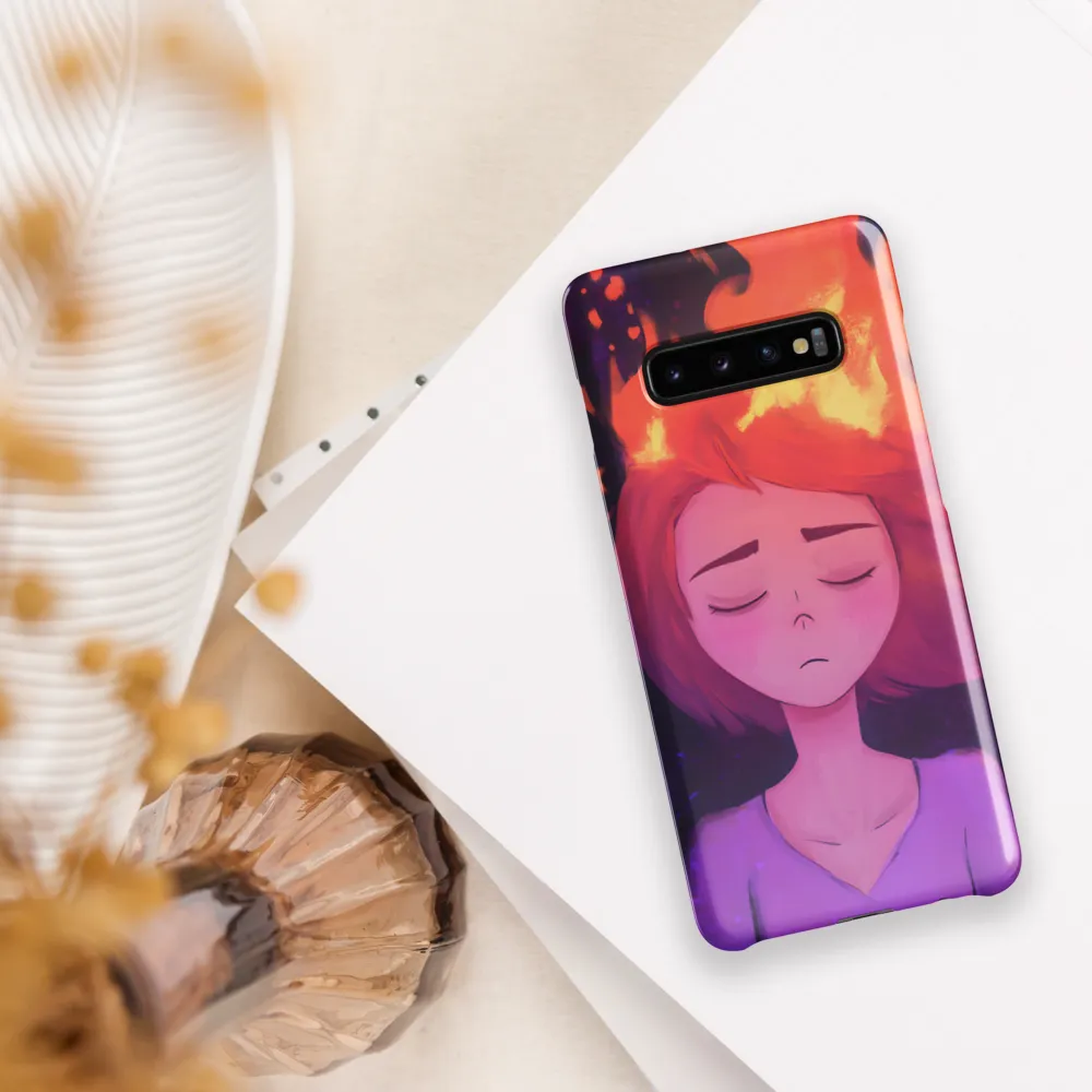 Flames of Introspection | Phone Case |  S10 Plus | Snap Case | Glossy