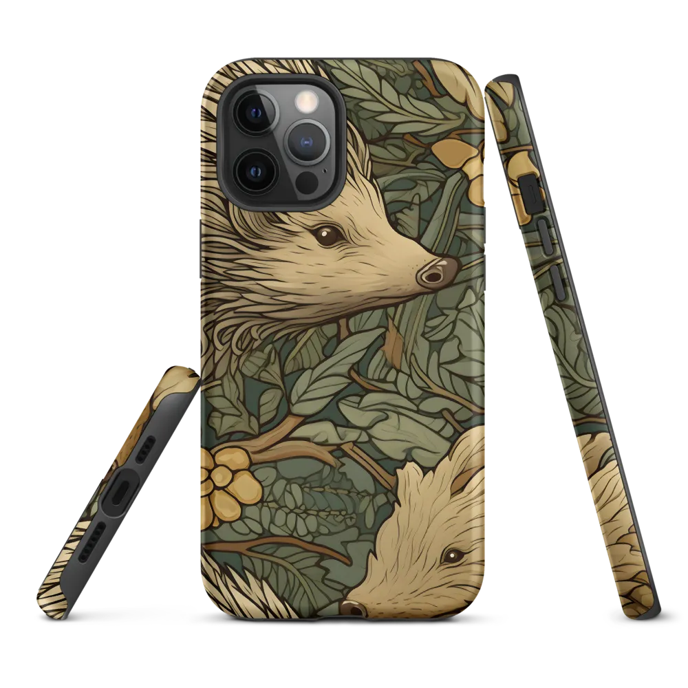 Whimsical Hedgehog Garden | Phone Case |  12 Pro Max | Tough Case | Matte