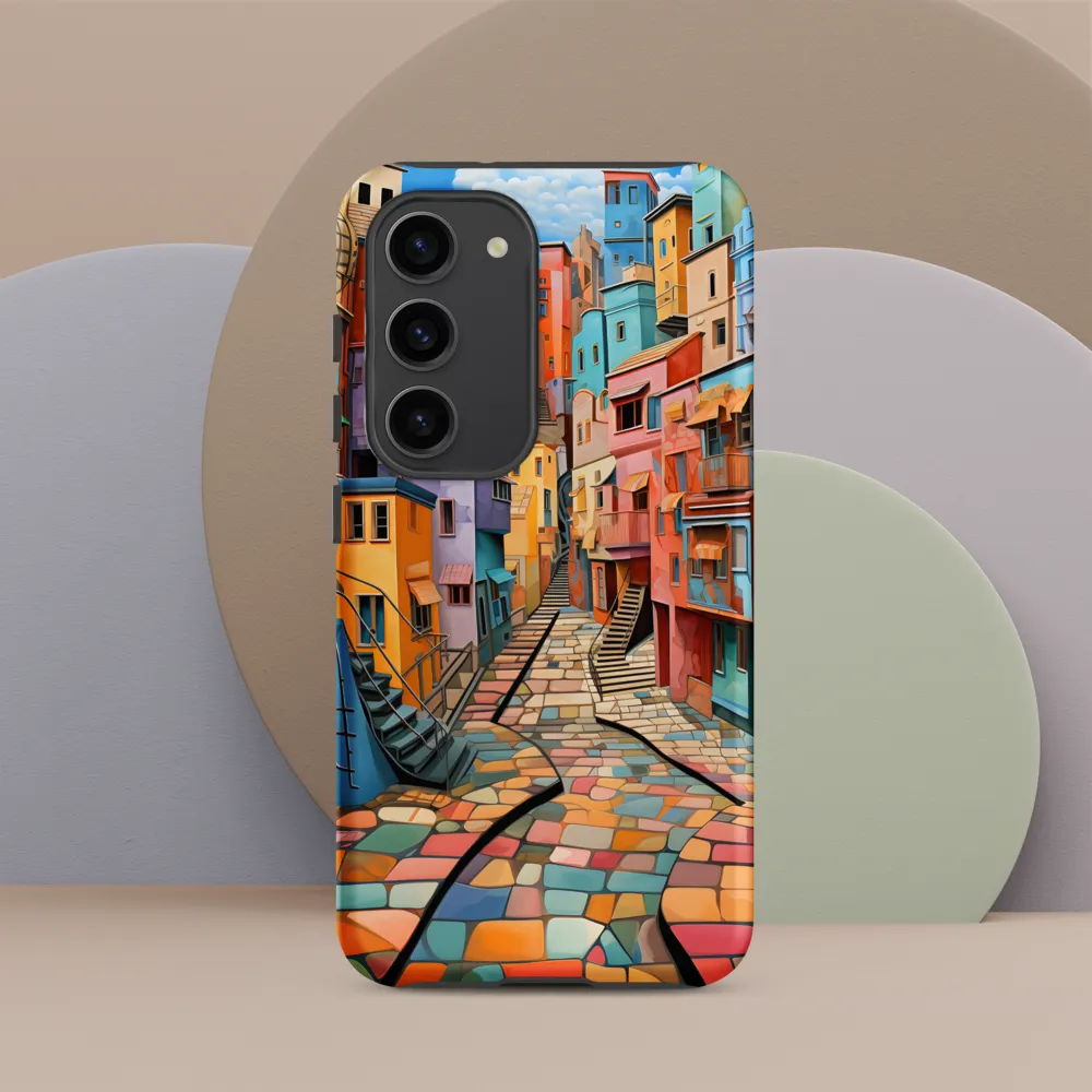 Vibrant Cityscape: A Kaleidoscope of Colors