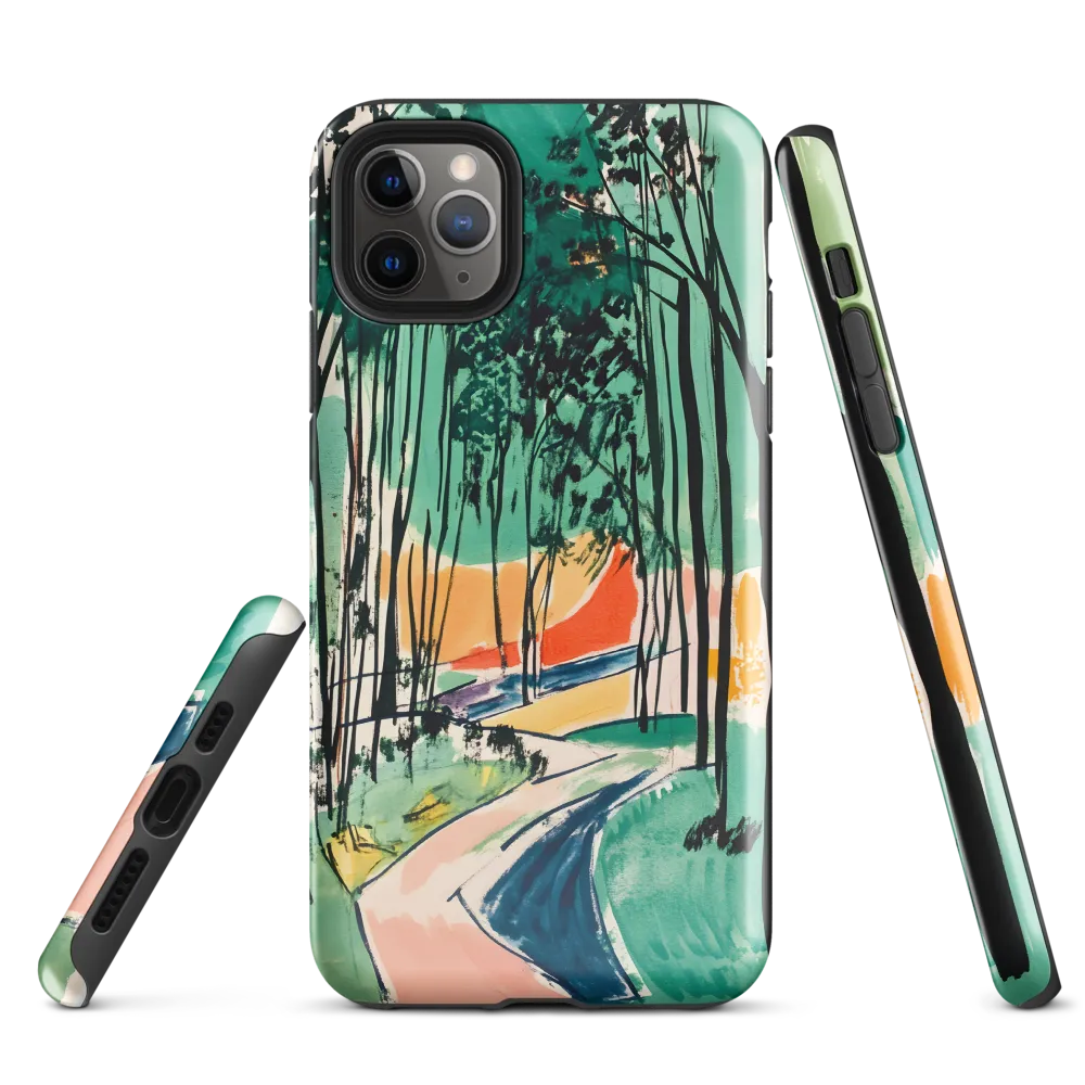 Winding Path Through the Forest | Phone Case |  11 Pro Max | Tough Case | Glossy