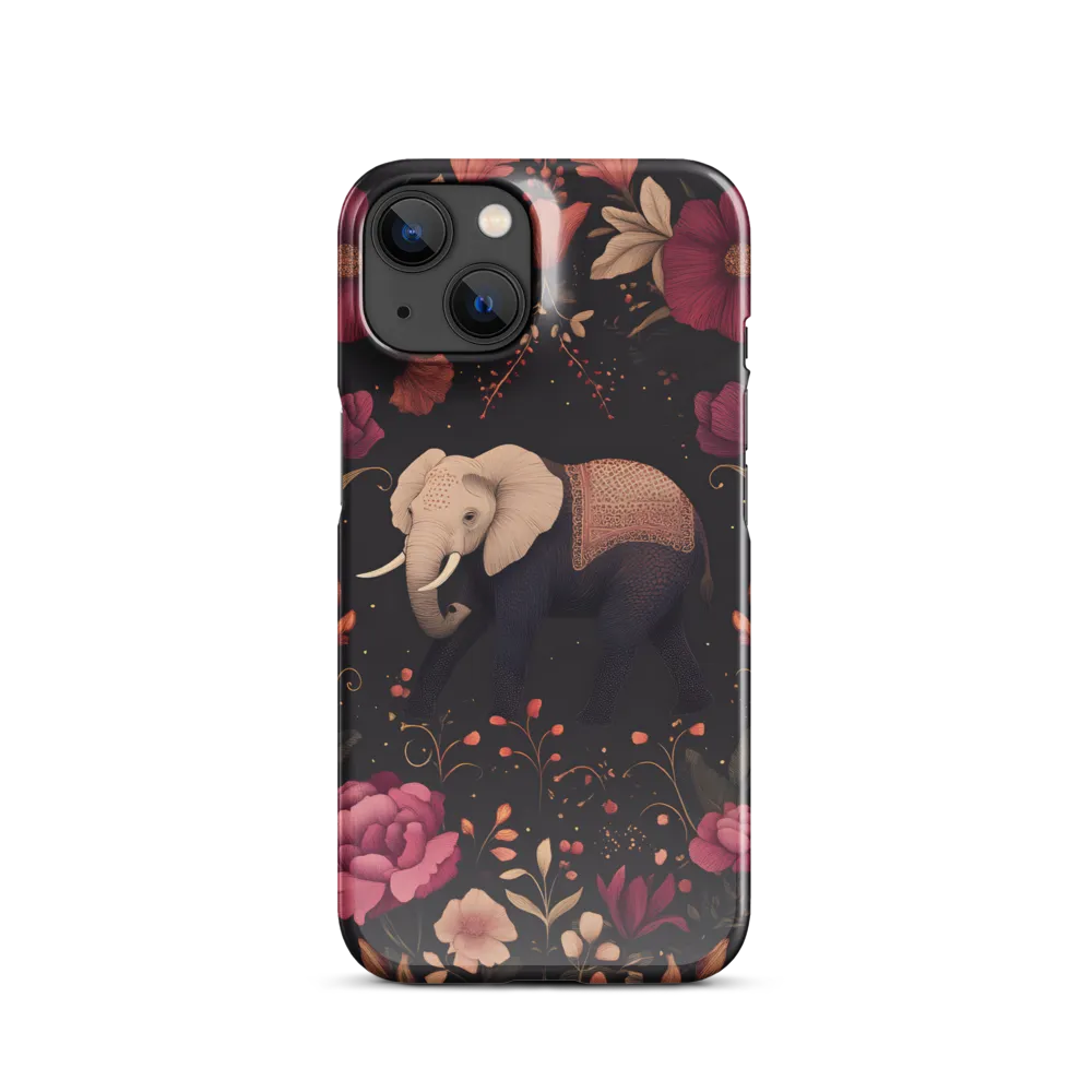 Whispers of the Wild: Elephants and Blooms