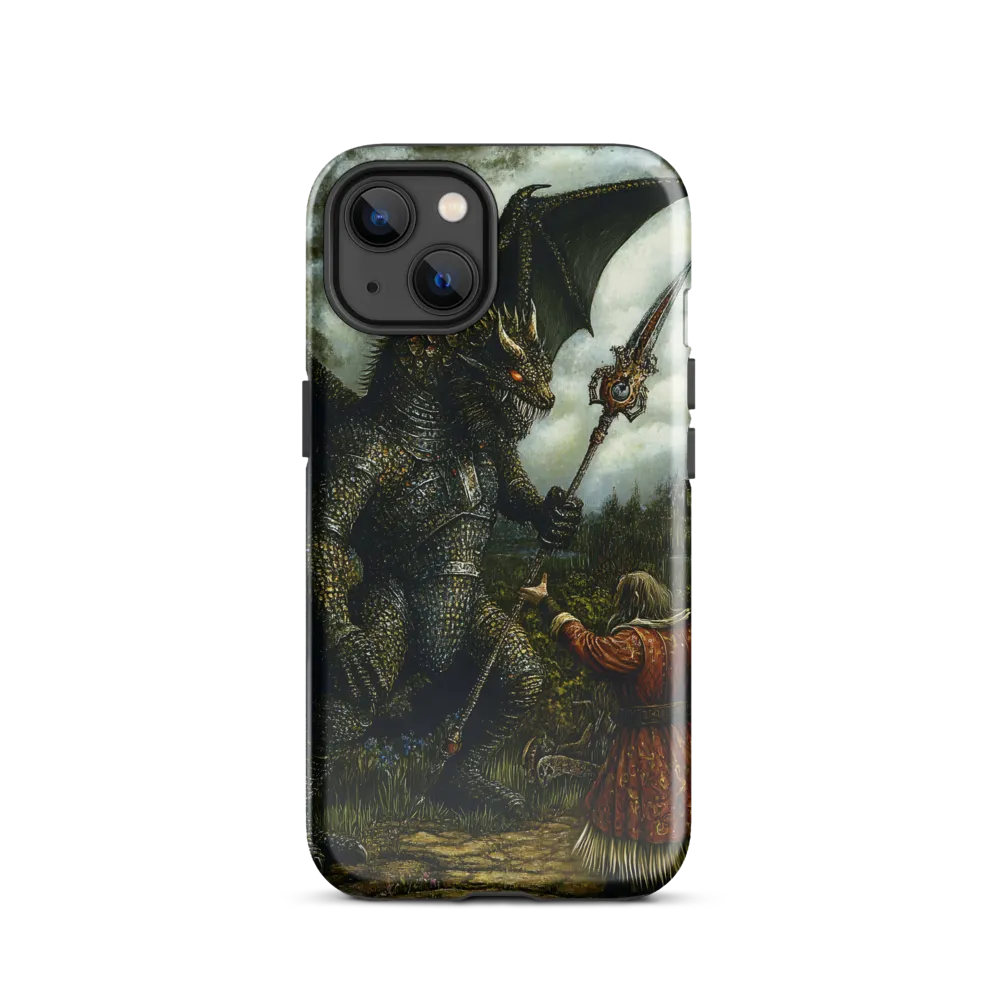 The Confrontation: Dragon vs. Wizard | Phone Case |  13 | Tough Case | Glossy