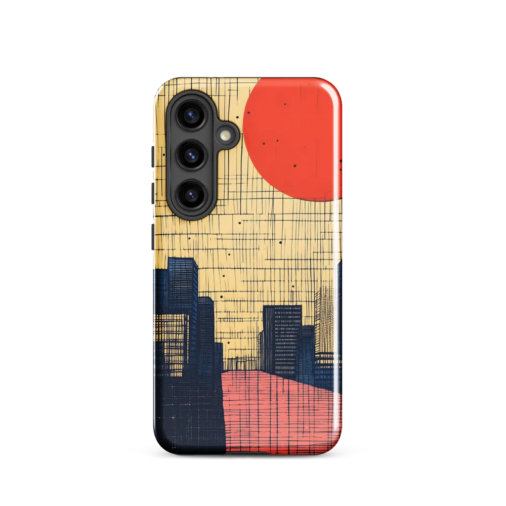 Urban Echoes: A Minimalist Cityscape