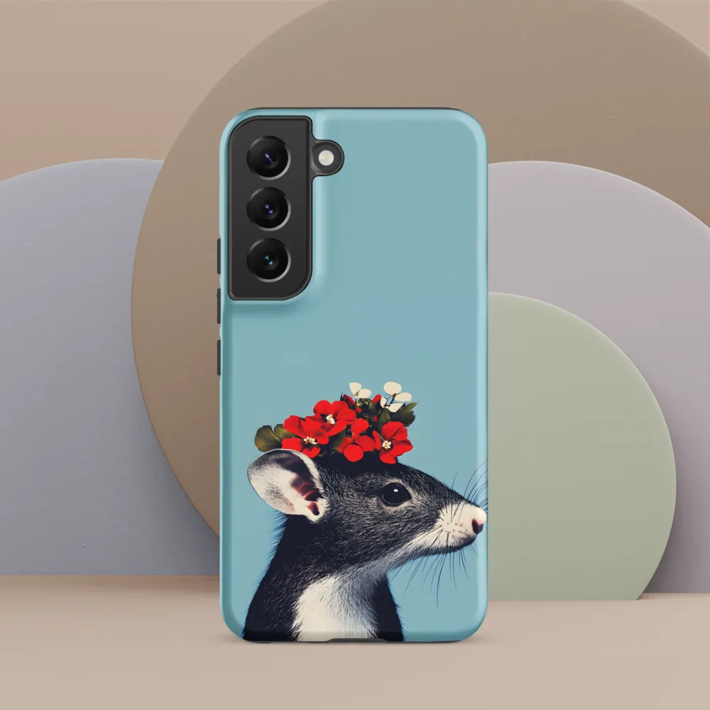 Whimsical Flora: A Mouse's Floral Crown