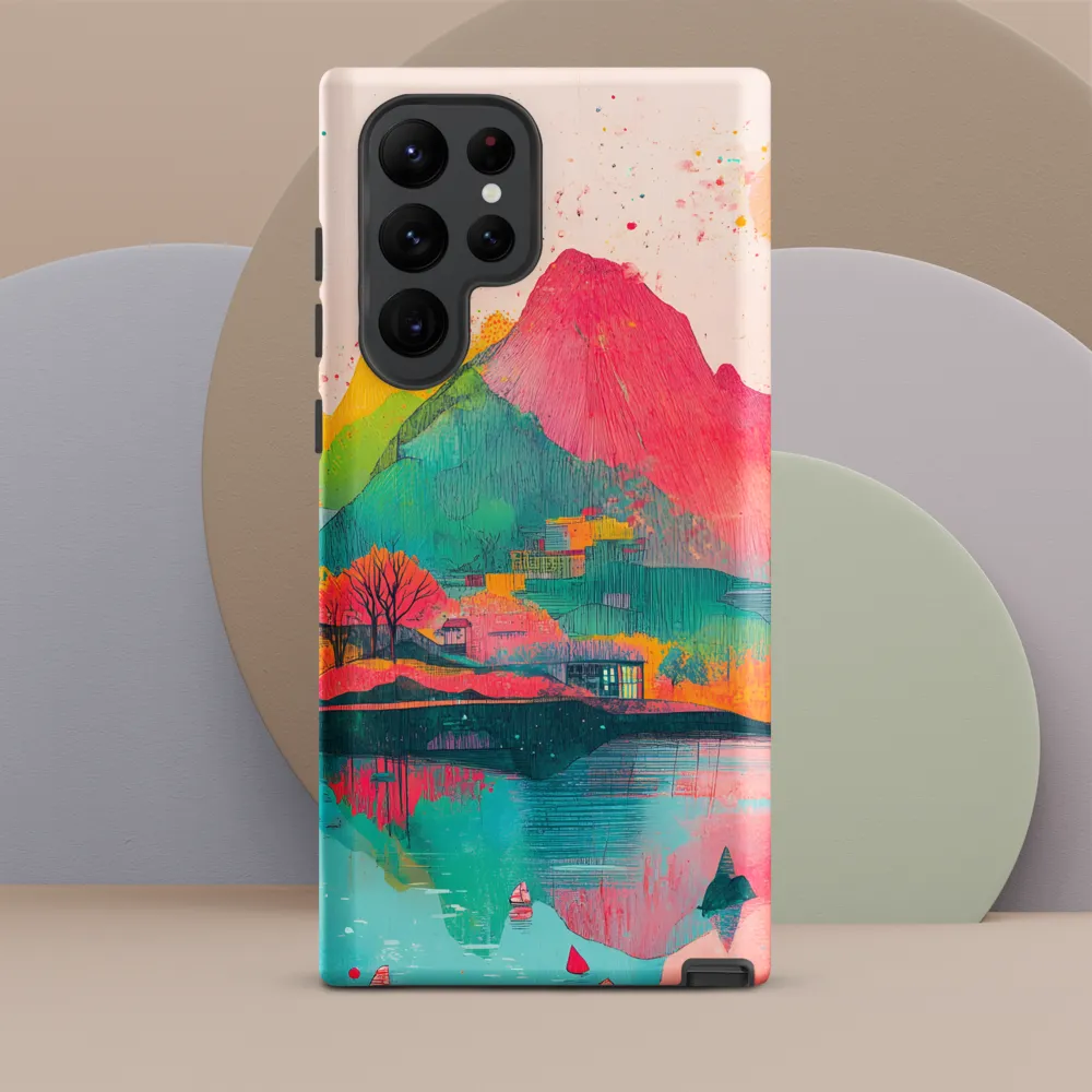 Vibrant Serenity: A Surreal Landscape