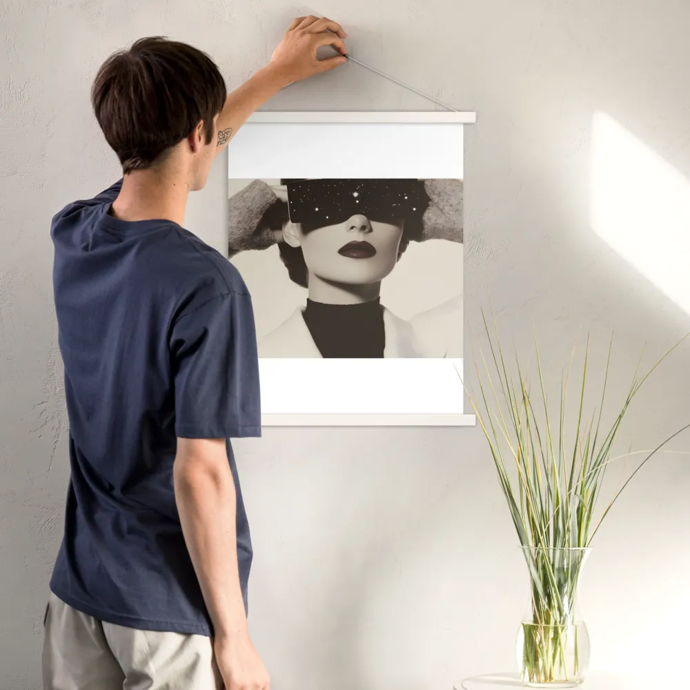 Celestial Elegance | Poster With White Wood Hanger | 18″×24″