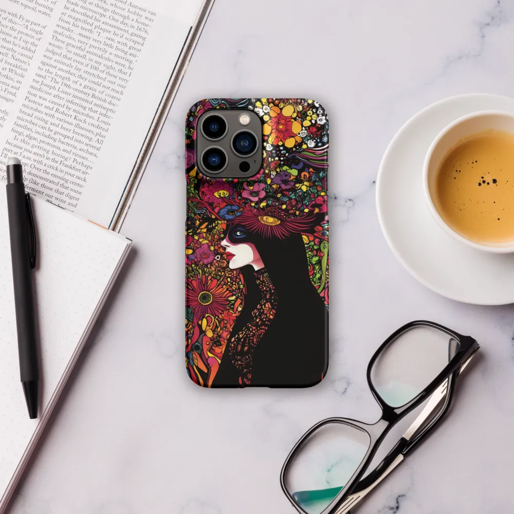 Mystical Flora: A Psychedelic Dream | Phone Case |  14 Pro Max | Snap Case | Matte