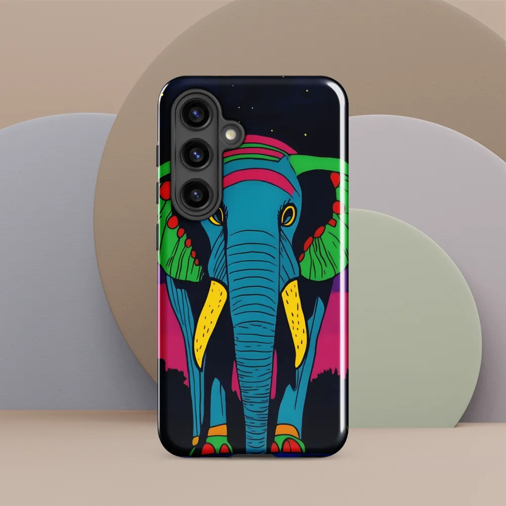 Whimsical Majesty: The Vibrant Elephant