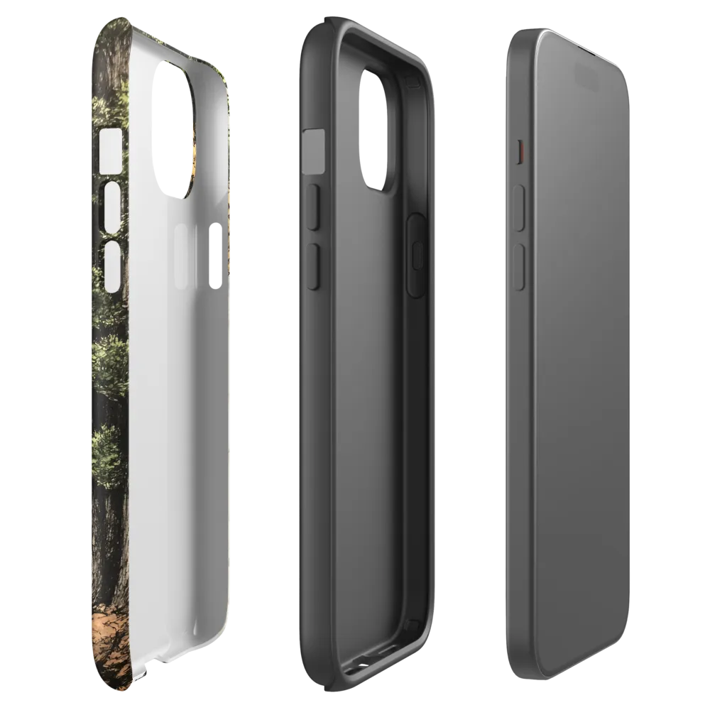 The Whispering Skull: A Surreal Encounter with Nature | Phone Case |  15 Plus | Tough Case | Matte