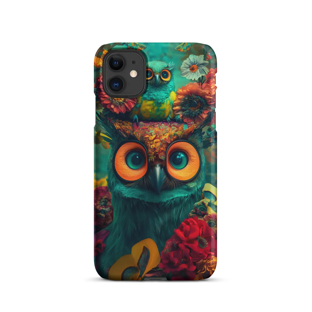 Majestic Harmony: The Floral Owl