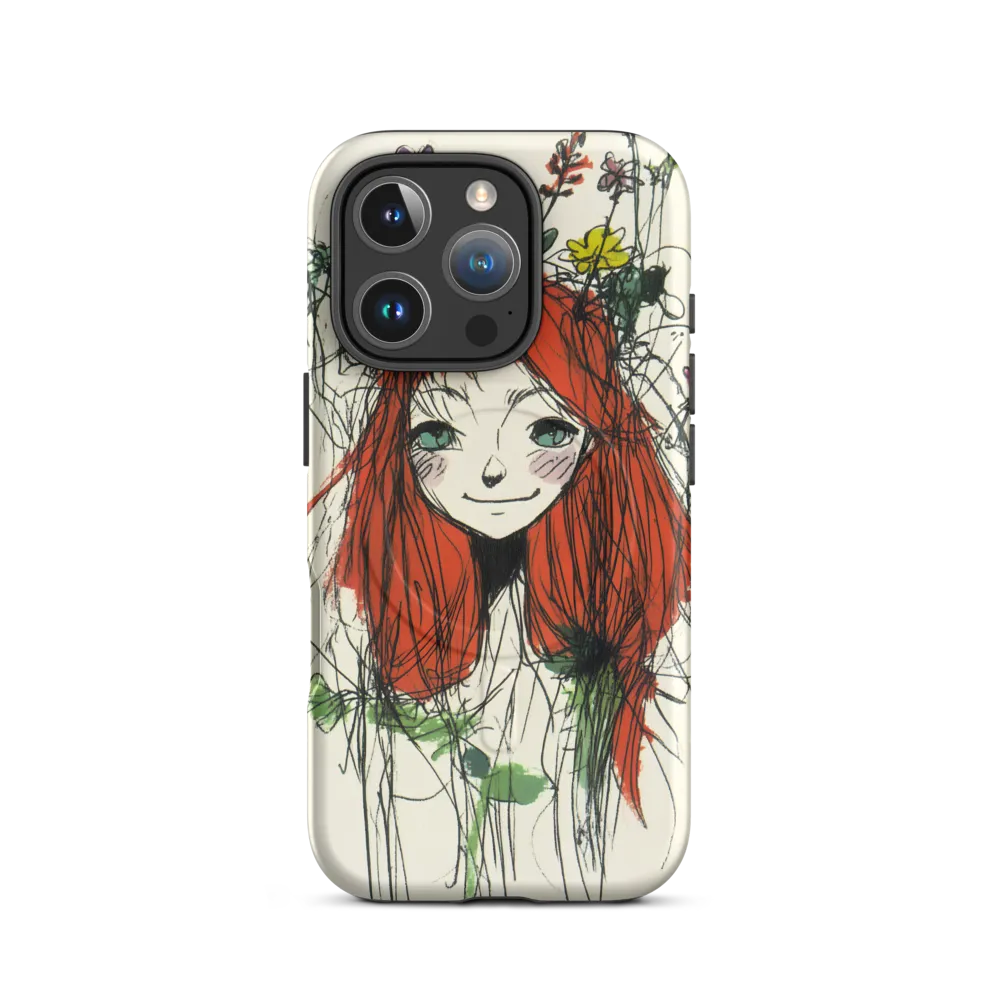 Whimsical Floral Portrait