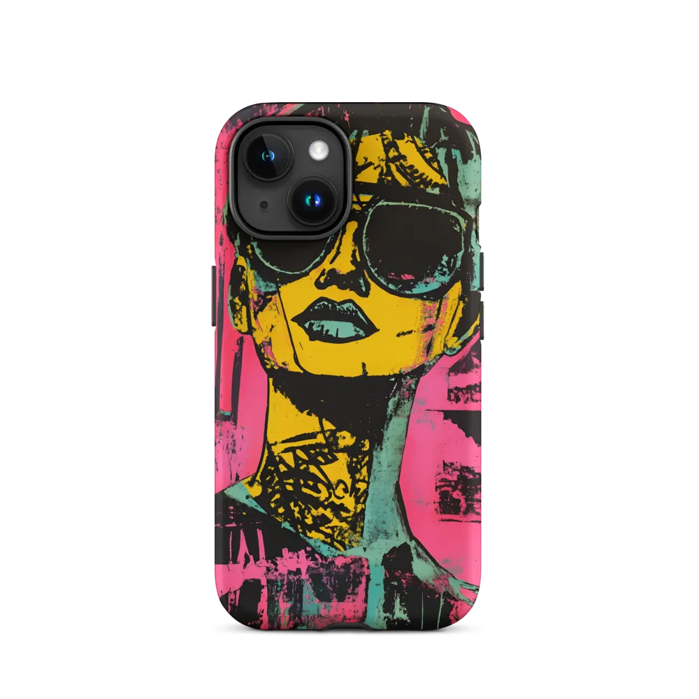 Confident Portrait in Neon Colors