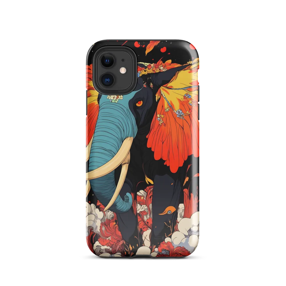 Majesty of the Floral Elephant | Phone Case |  11 | Tough Case | Glossy