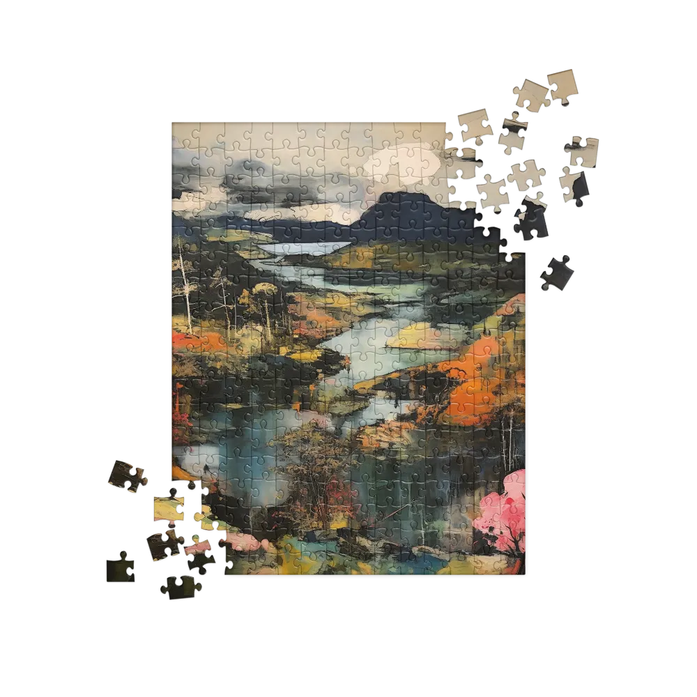 Harmony of Nature: An Abstract Journey | Jigsaw Puzzle | 252/520 pieces