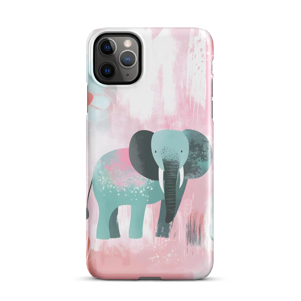 Whimsical Elegance: An Elephant's Serenade | Phone Case |  11 Pro Max | Snap Case | Glossy