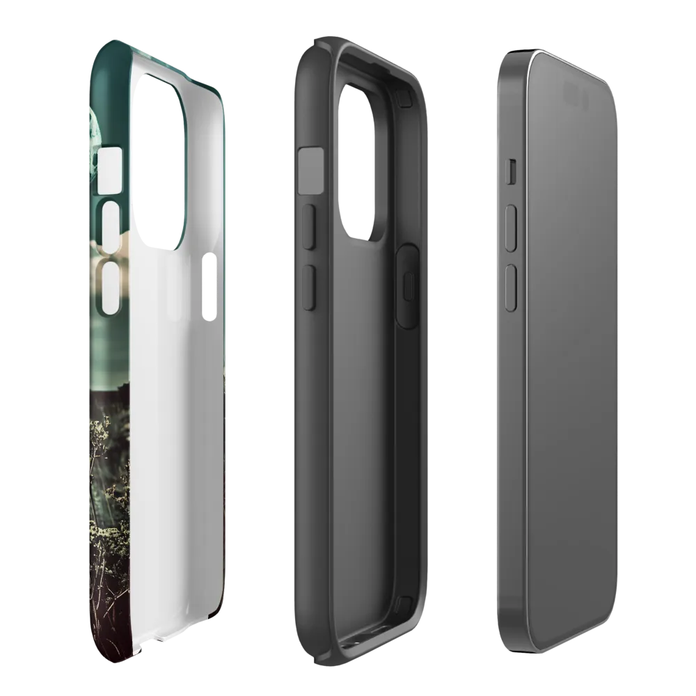 Moonlit Blossom | Phone Case |  14 Pro | Tough Case | Glossy