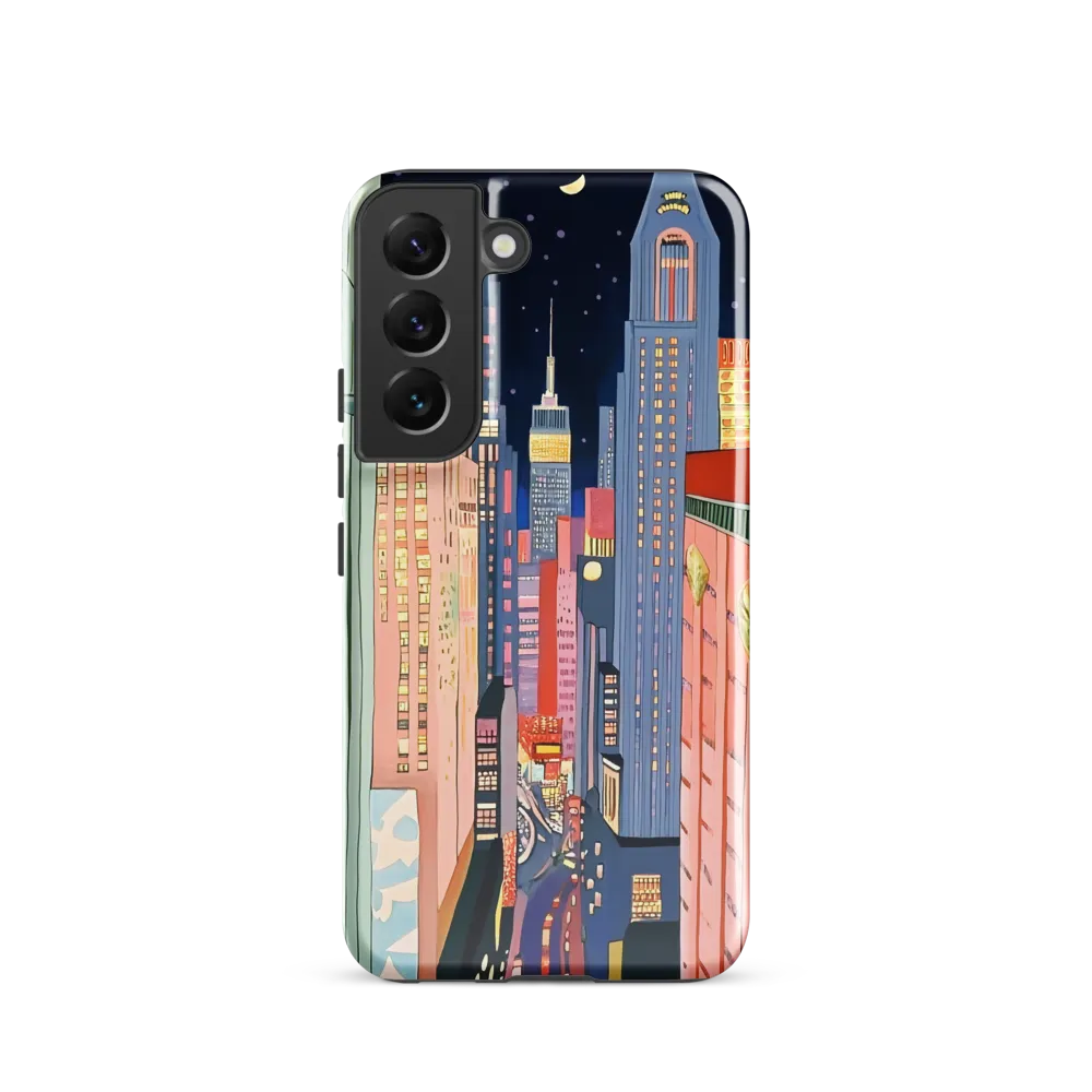 Urban Dreamscape: A Pop Art Night | Phone Case |  S22 | Tough Case | Glossy