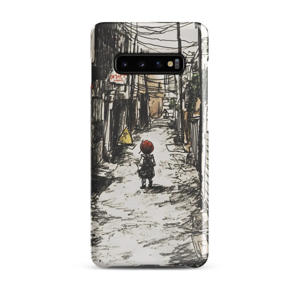 Into the Alleyway: A Journey of Nostalgia | Phone Case |  S10 Plus | Snap Case | Glossy