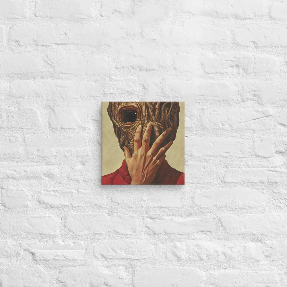 The Mask of Roots | Canvas | 10″×10″