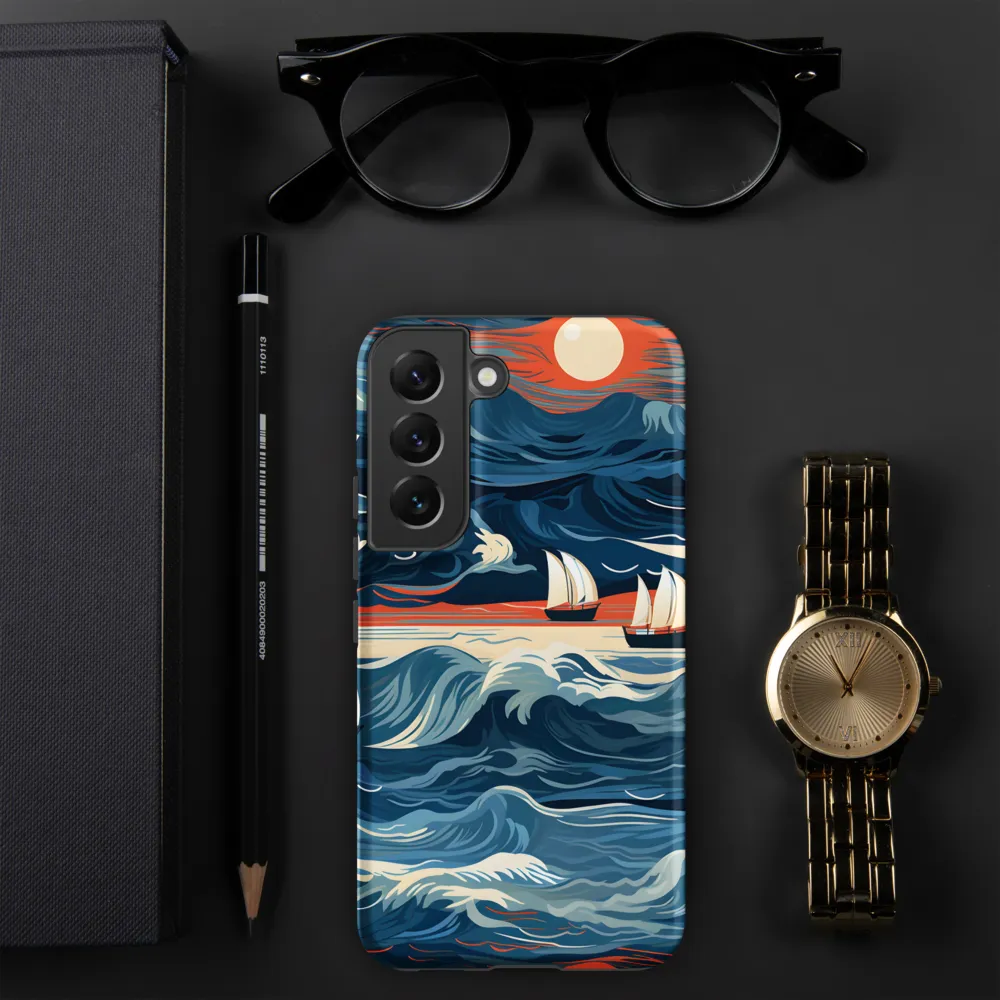 Ocean Whispers: A Voyage at Dusk
