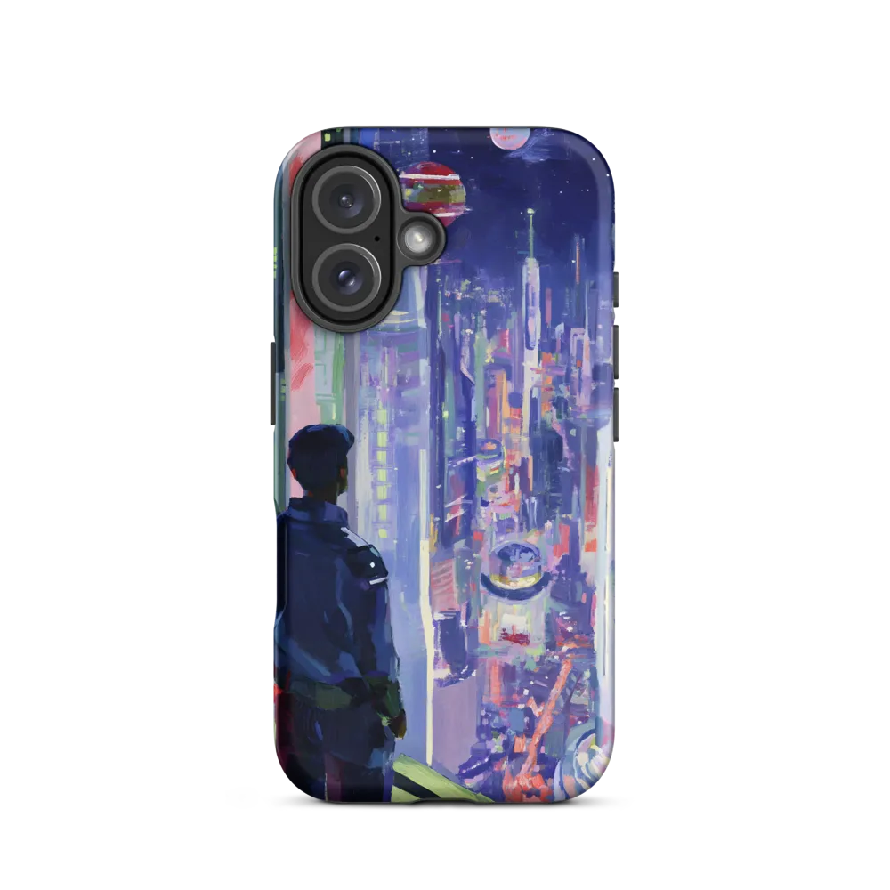 Glimpses of a Neon Future | Phone Case