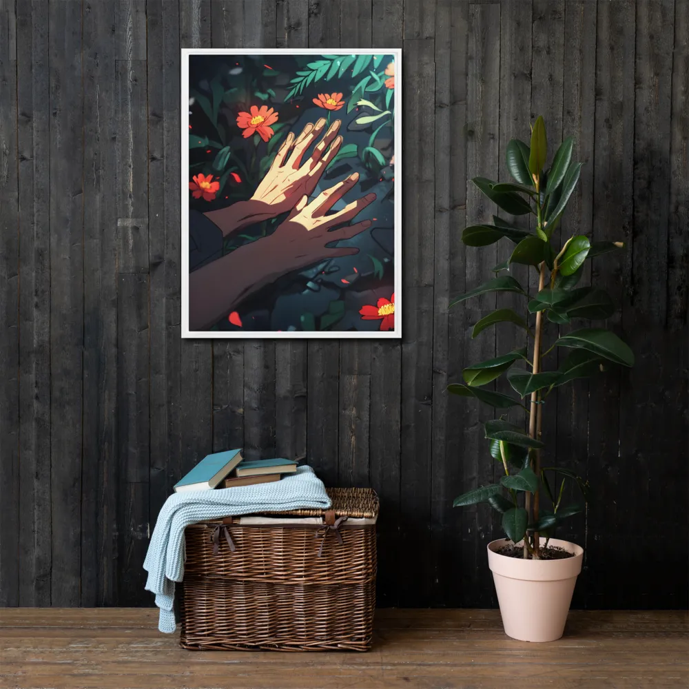 Whispers of Nature | Canvas with White Frame | 24″×32″