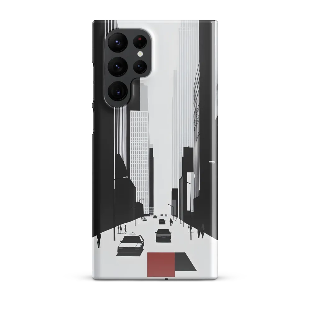 Urban Solitude: A Minimalistic Cityscape