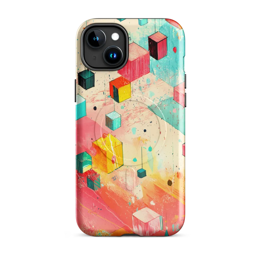 Suspended Cubes in Colorful Abstraction