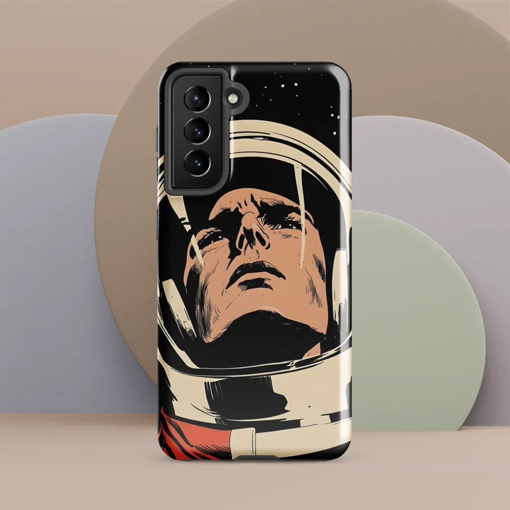 Gaze of the Astronaut | Phone Case |  S21 | Tough Case | Glossy