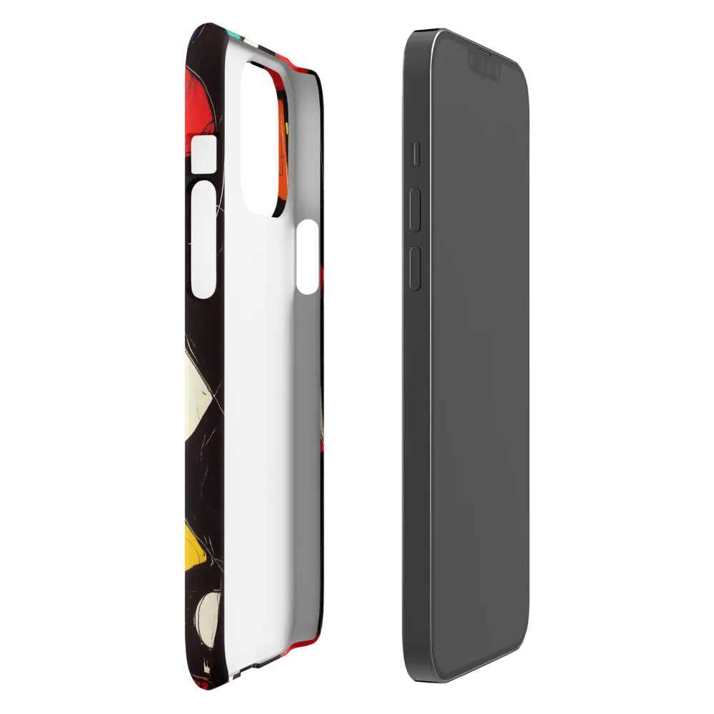 Vibrant Geometric Symphony | Phone Case |  13 Pro Max | Snap Case | Matte