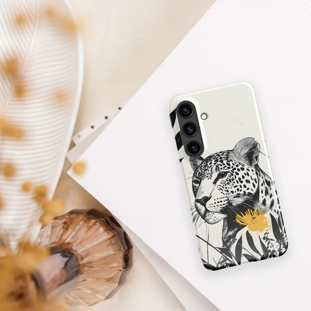 Majestic Leopard Amongst Flora