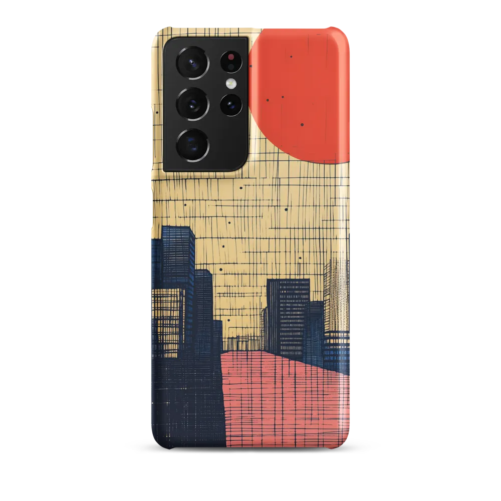 Urban Echoes: A Minimalist Cityscape