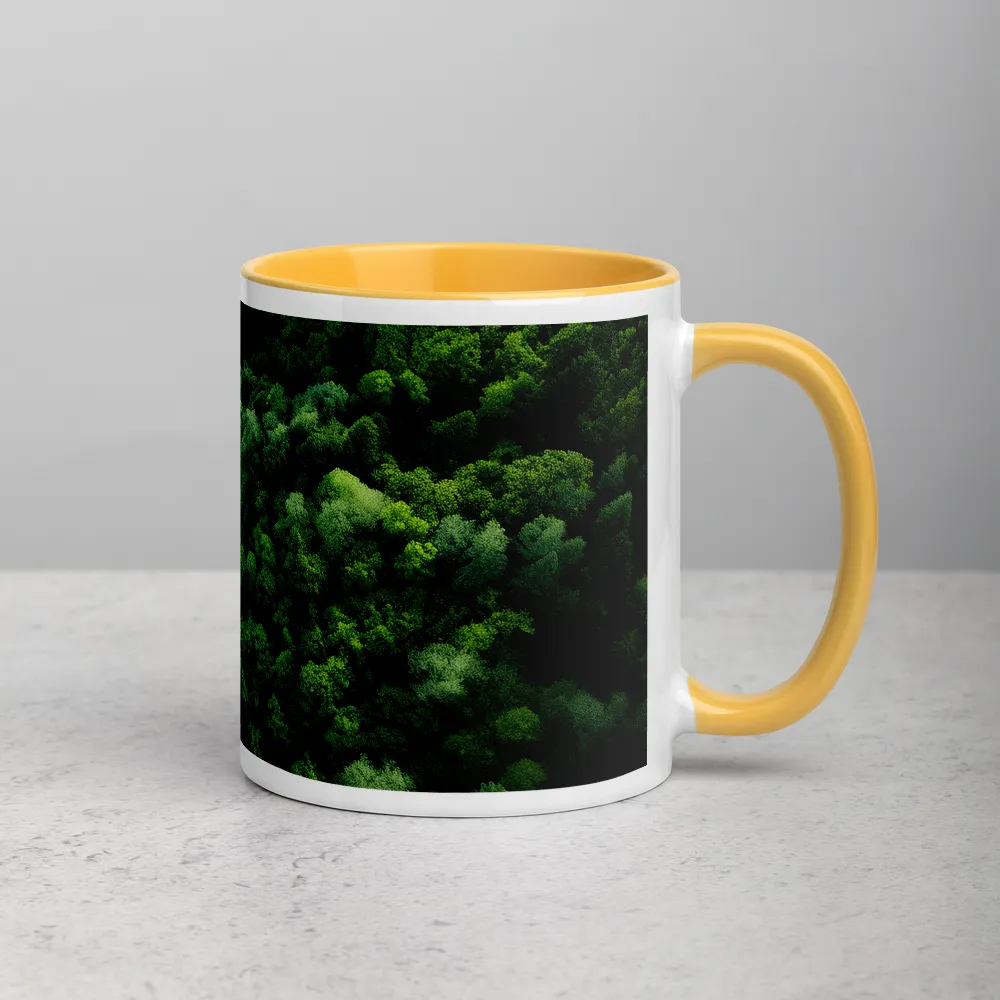 Winding Road Through Green Forest | Mug