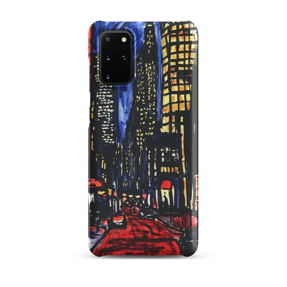 Midnight Avenue in Red and Blue