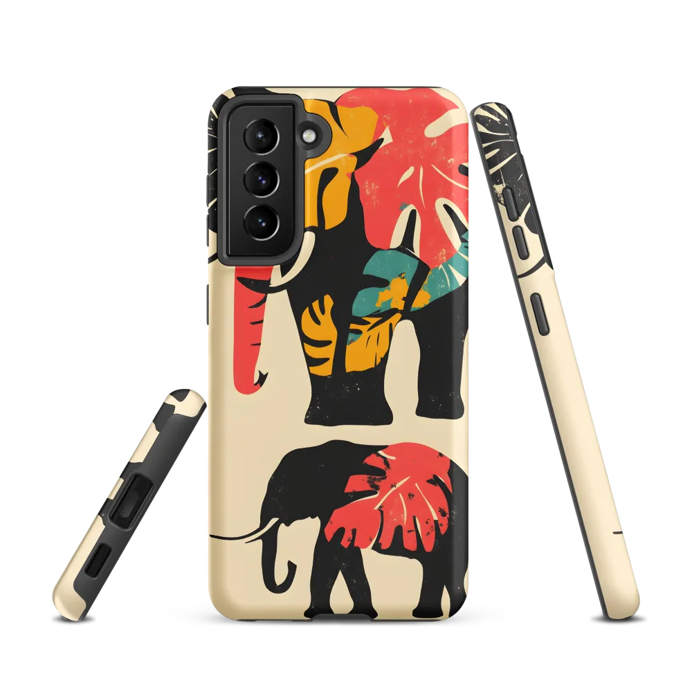 Tropical Elegance: The Elephant's Dance