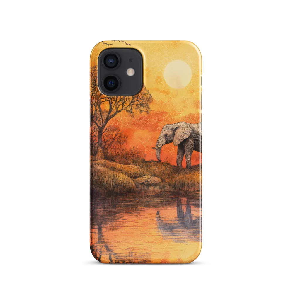 Elephant's Serenity at Dusk