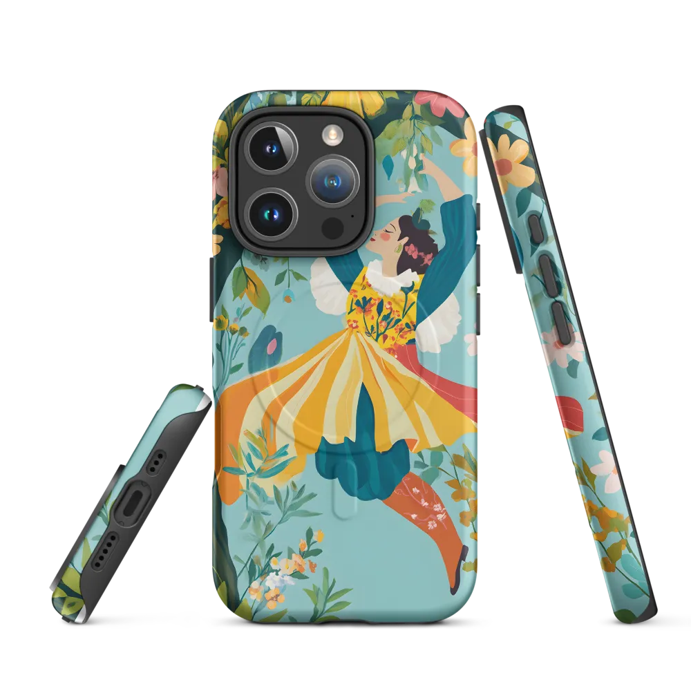 Dancing in Nature's Embrace | Phone Case |  16 Pro | MagSafe® Tough Case | Matte
