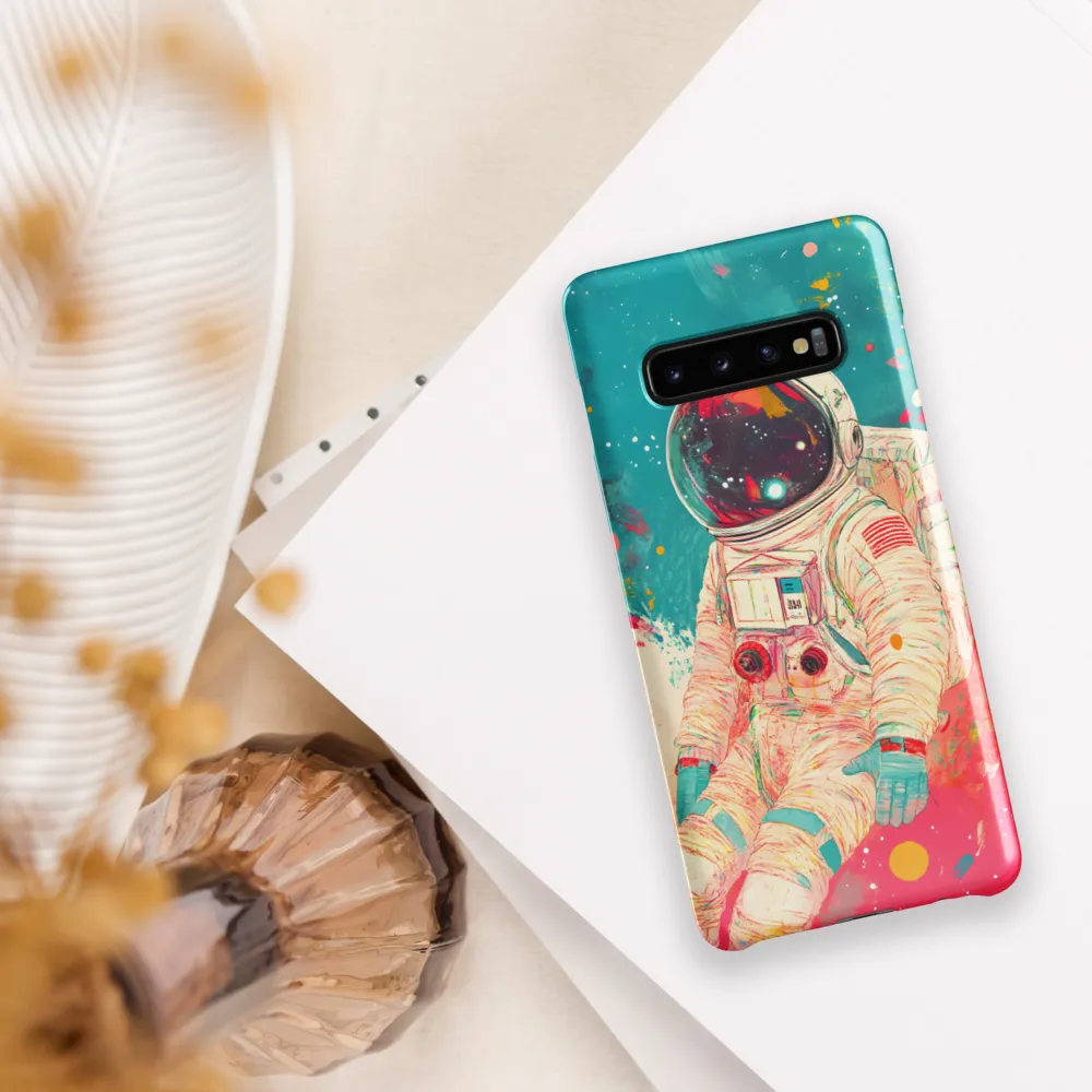 Cosmic Explorer: An Astronaut's Journey | Phone Case |  S10 Plus | Snap Case | Glossy