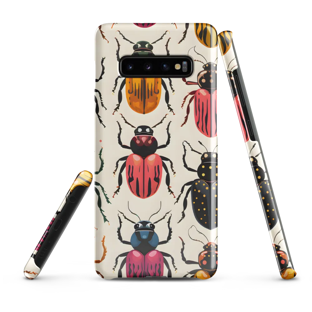 Beetle Mosaic: A Colorful Exploration of Insects | Phone Case |  S10 Plus | Snap Case | Glossy