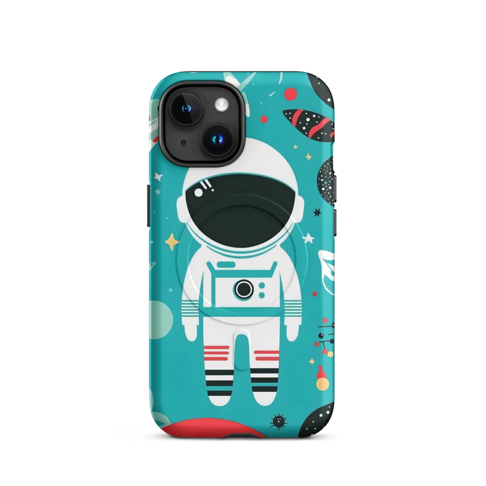 Whimsical Astronaut in Cosmic Wonderland