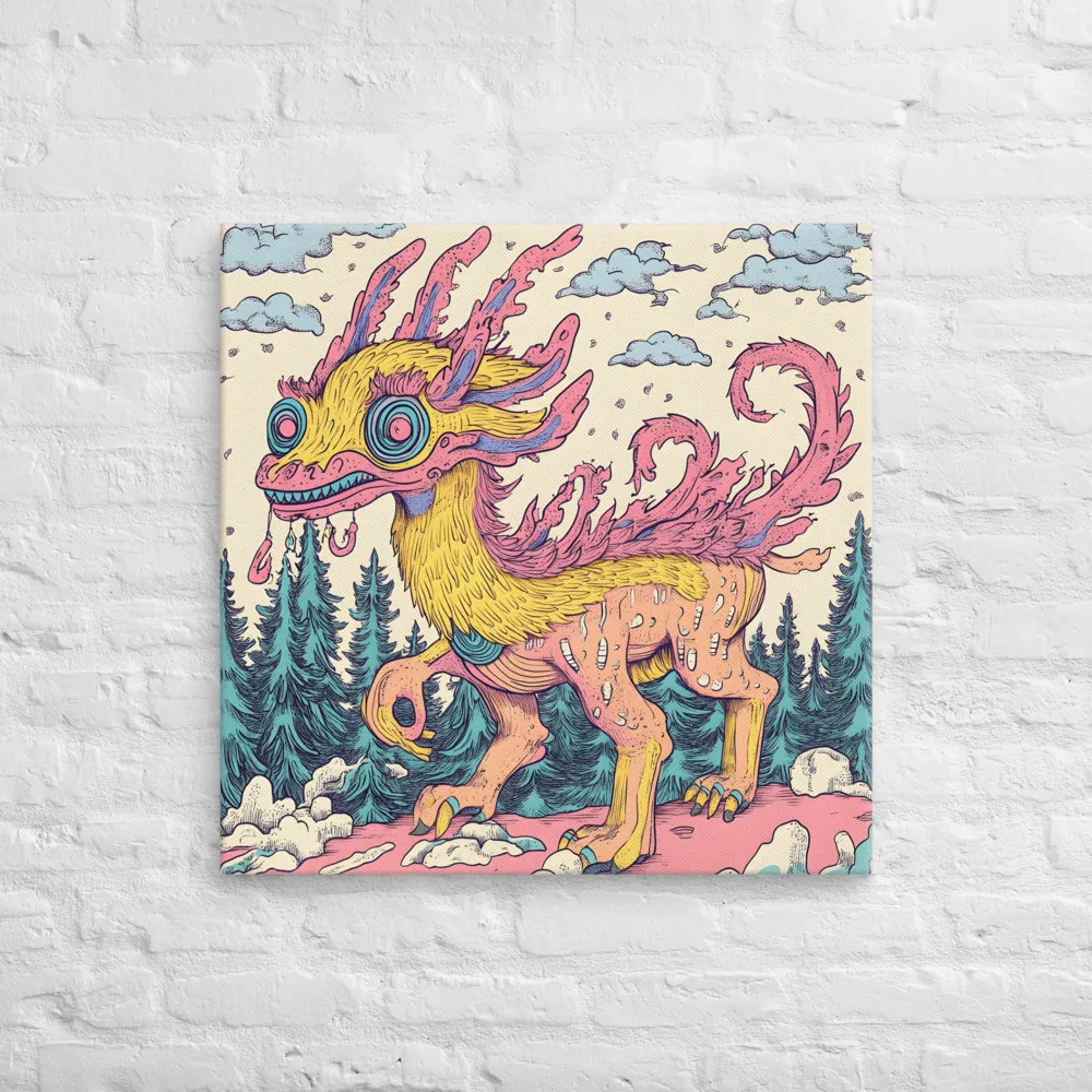 The Whimsical Beast | Canvas | 28″×28″